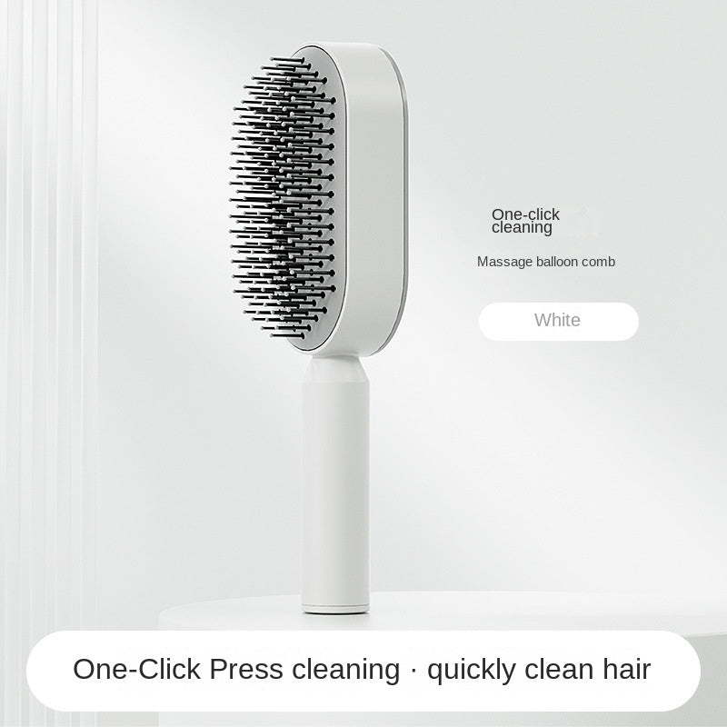 Women Fashion 3D Hair Growth Comb Hairbrush Self-Cleaning Hair Brush  Self Cleaning Hair Brush For Women Massage Scalp Promote Blood Circulation Anti Hair Loss